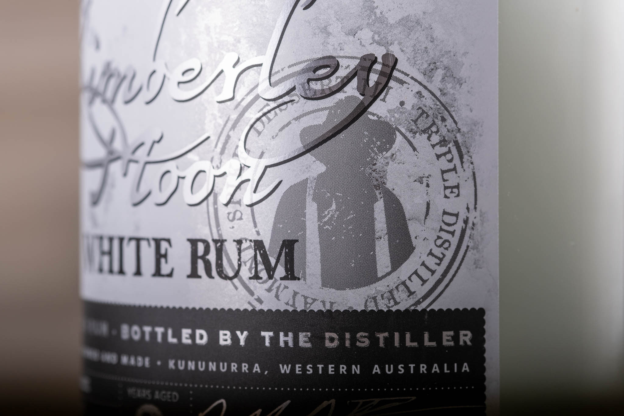 Australian white rum | Kimberley Moon | Hoochery Distillery : Hoochery
